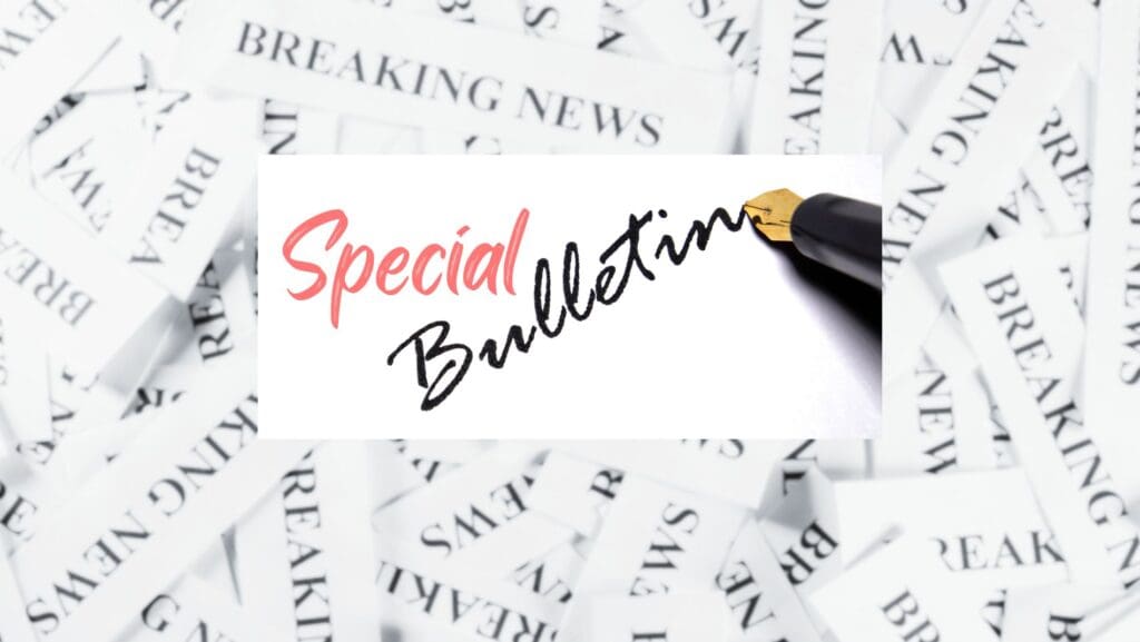 Special Bulletin Logo